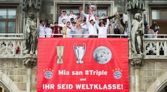 Bayern chase second treble dream